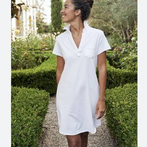Frank & Eileen LAUREN Polo Dress Heritage Jersey Size: XS White